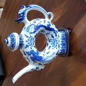 Blue White Porcelain Tea Pot Palace Museum Taipei